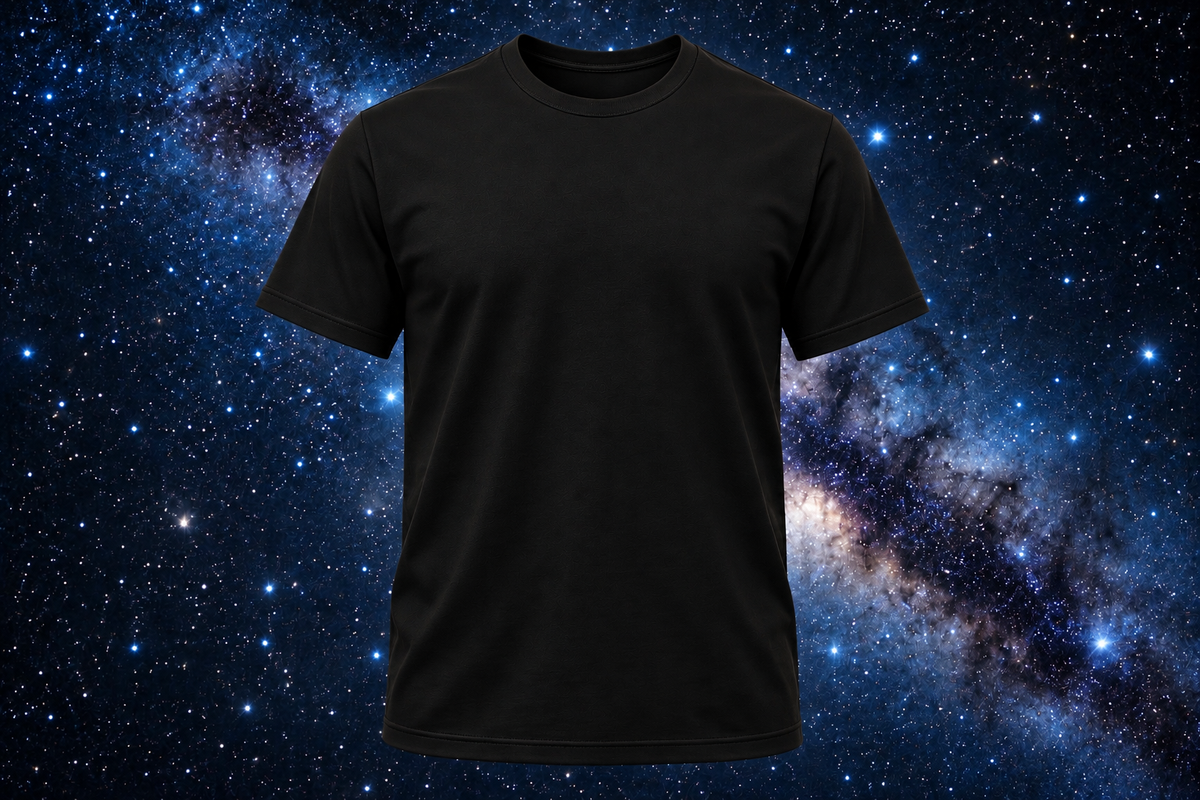 Custom Design Black Tee