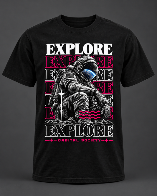 Orbital Society | Explore Astronaut Tee